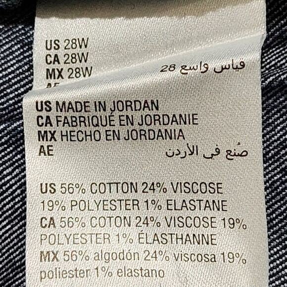 Charter Club Plus Size Cambridge Slim Leg Stretch Blue Denim Pull On Pants 28W - Picture 10 of 16